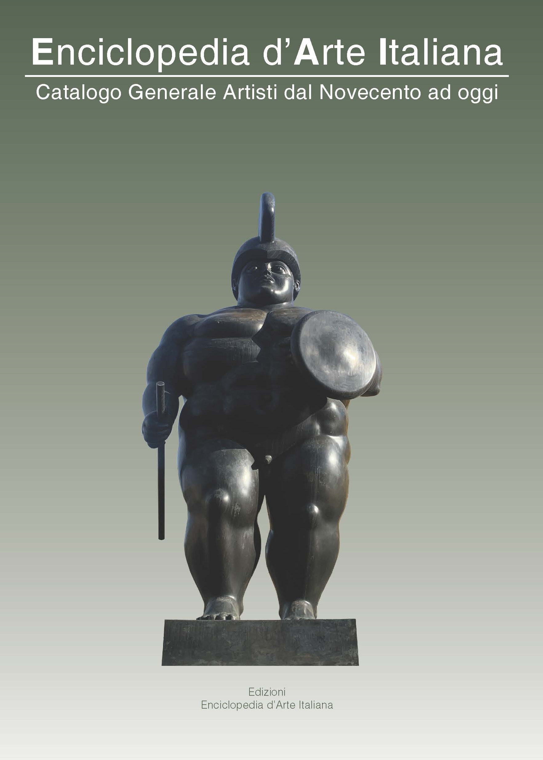 Enciclopedia d'Arte Italiana Volume 12- Copertina dedicata a Fernando Botero