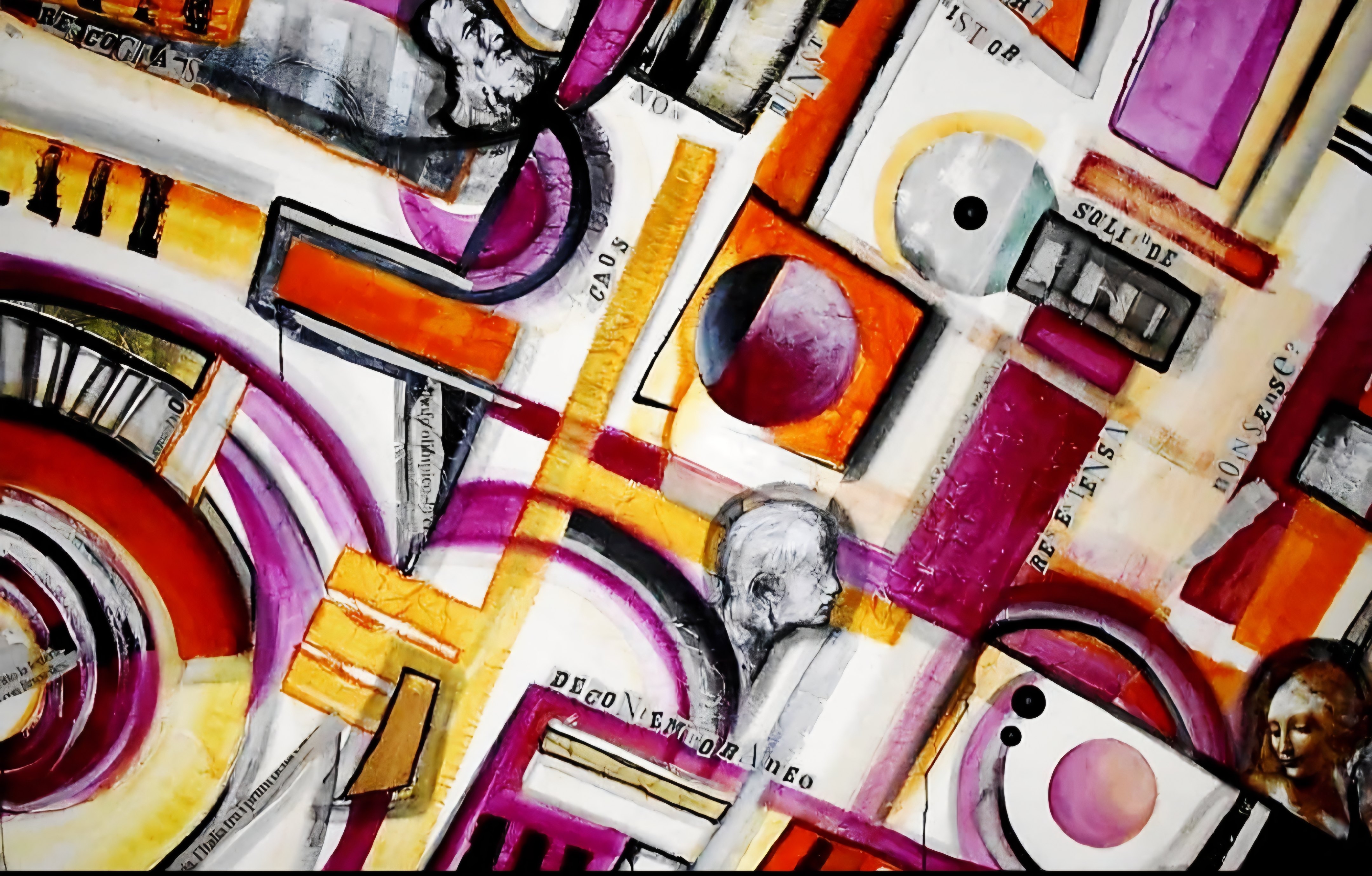 AND NOW LEONADO_ tecnica mista su legno 180cmx120cm ca